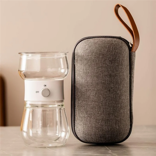corecup© portable glass tea infuser